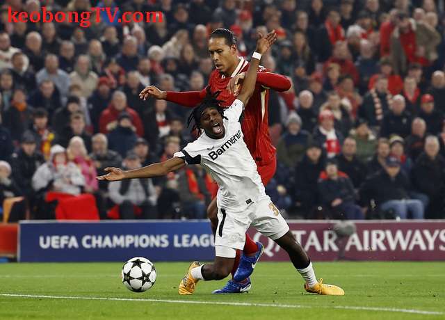  Thắng đậm Leverkusen, Liverpool lên ngôi đầu bảng Champions League