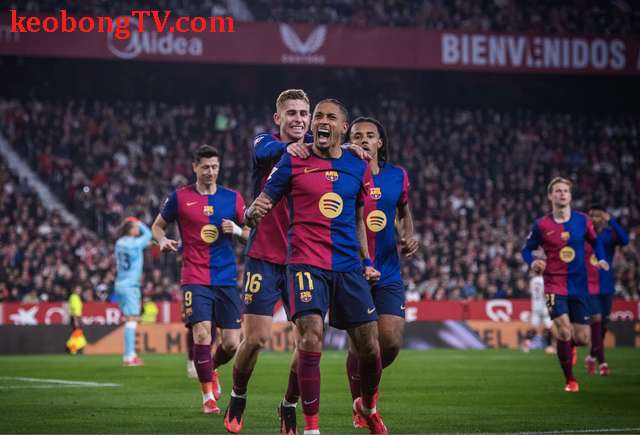  Thắng vùi dập Sevilla, Barcelona tăng tốc đua vô địch La Liga