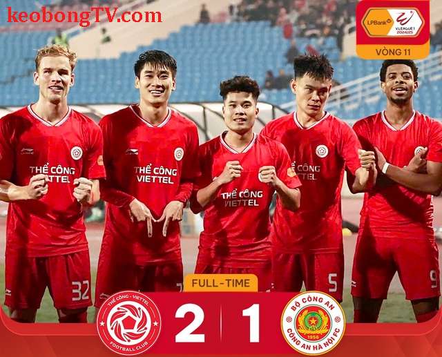 V-League 2024-2025: Thể Công Viettel vô địch lượt đi